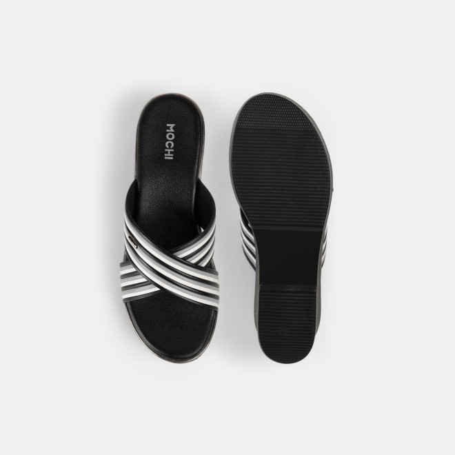 Mochi Women Black Casual Slip Ons (SKU: 34-450-11-36)