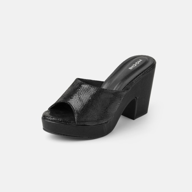 Mochi Women Black Casual Slip Ons (SKU: 34-451-11-36)