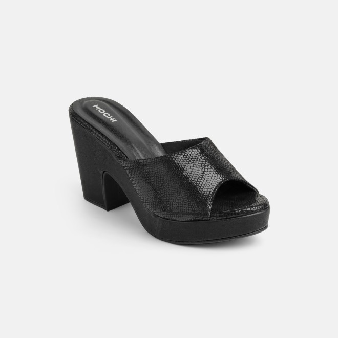 Mochi Women Black Casual Slip Ons (SKU: 34-451-11-36)