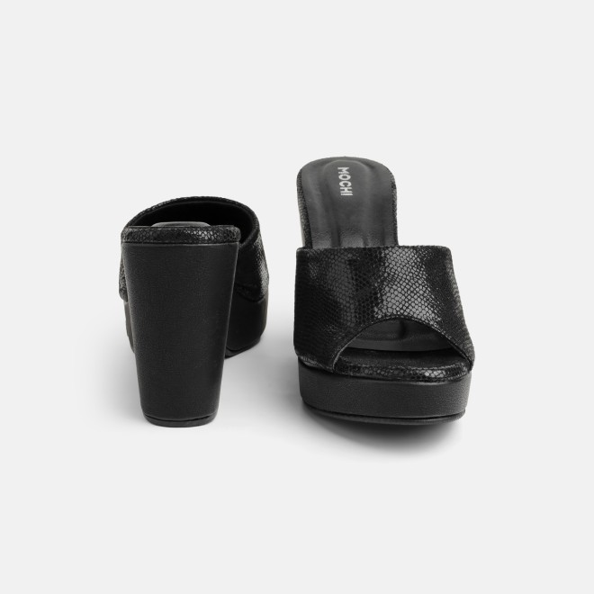 Mochi Women Black Casual Slip Ons (SKU: 34-451-11-36)