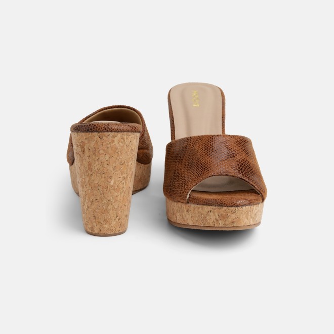 Mochi Women Tan Casual Slip Ons (SKU: 34-451-23-36)