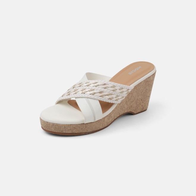 Mochi Women White Casual Slip Ons (SKU: 34-454-16-36)