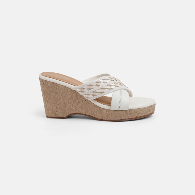 Mochi Women White Casual Slip Ons (SKU: 34-454-16-36)