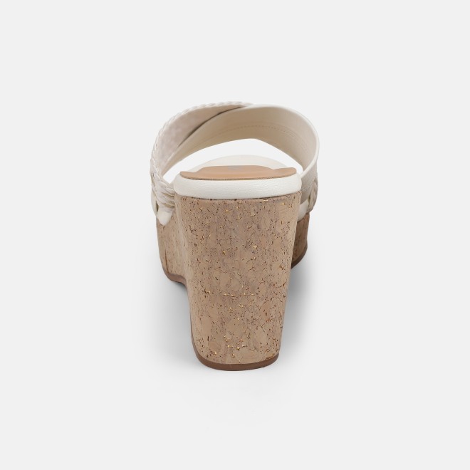 Mochi Women White Casual Slip Ons (SKU: 34-454-16-36)
