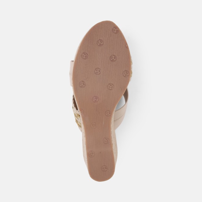 Mochi Women Beige Casual Slip Ons (SKU: 34-454-20-36)
