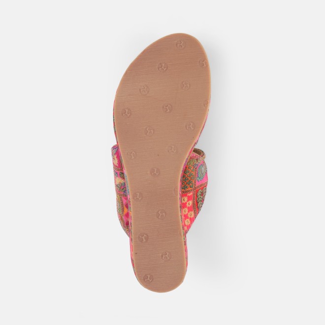 Mochi Women Rani-pink Ethnic Kolhapuris (SKU: 34-492-48-35)