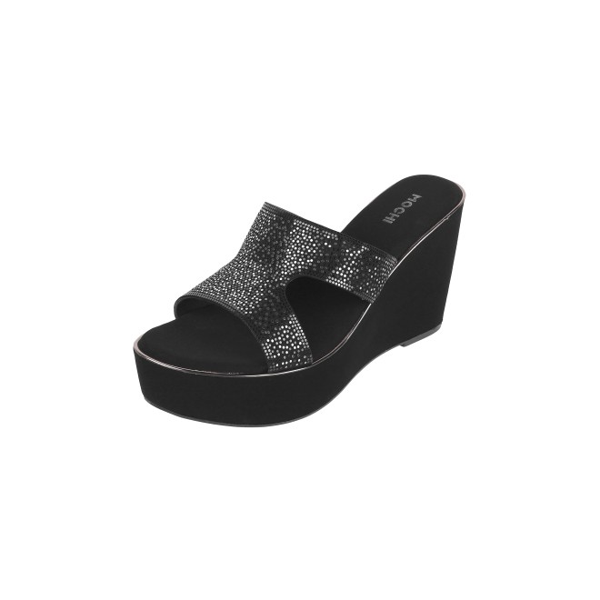 Mochi Women Black Casual Slip Ons (SKU: 34-53-11-36)