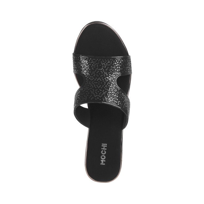 Mochi Women Black Casual Slip Ons (SKU: 34-53-11-36)