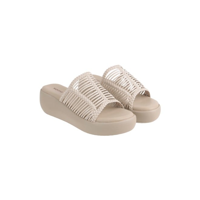 Mochi Women Off-white Casual Mules (SKU: 34-800251-66-36)