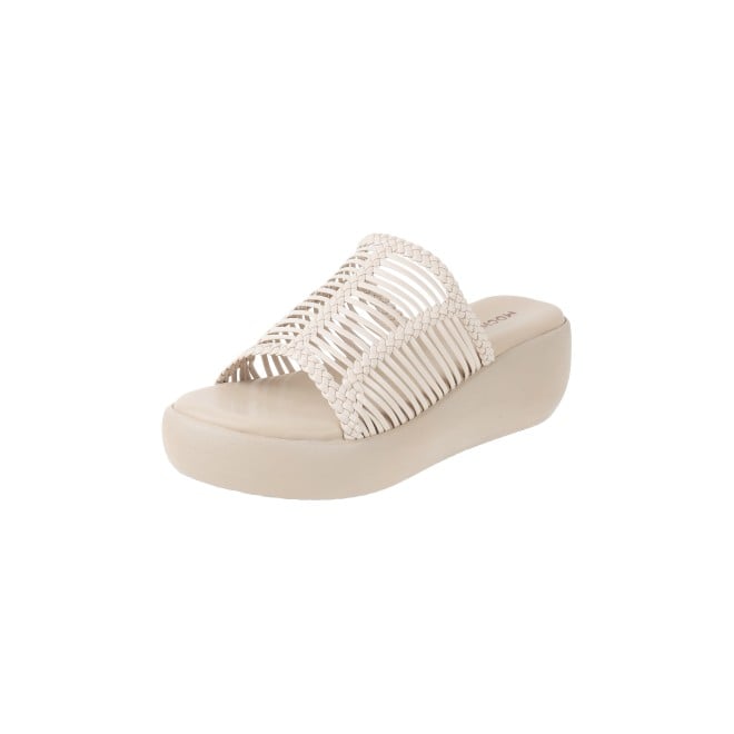Mochi Women Off-white Casual Mules (SKU: 34-800251-66-36)