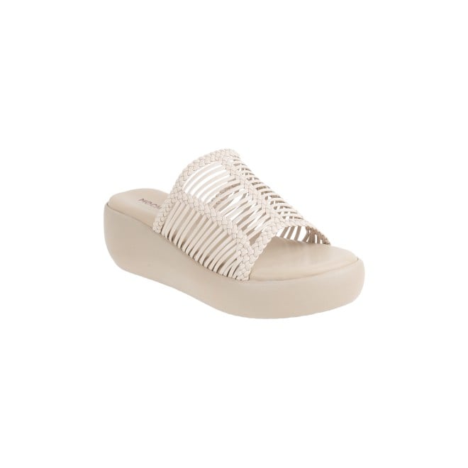 Mochi Women Off-white Casual Mules (SKU: 34-800251-66-36)