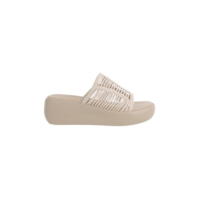 Mochi Women Off-white Casual Mules (SKU: 34-800251-66-36)