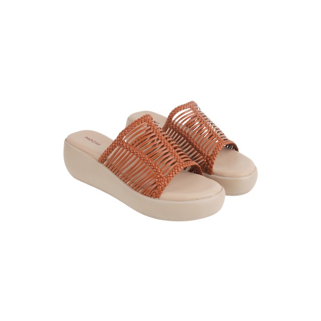 Mochi Women Tan Casual Mules (SKU: 34-800251-23-36)