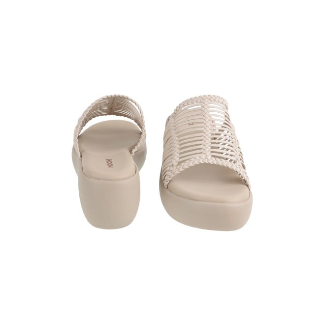 Mochi Women Off-white Casual Mules (SKU: 34-800251-66-36)