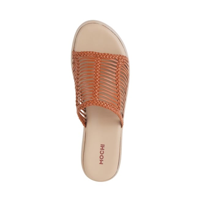 Mochi Women Tan Casual Mules (SKU: 34-800251-23-36)