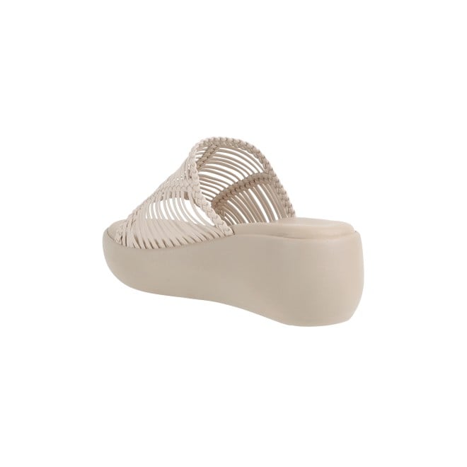 Mochi Women Off-white Casual Mules (SKU: 34-800251-66-36)