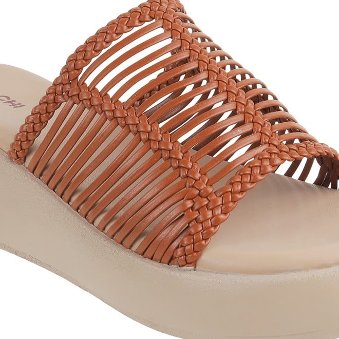Mochi Women Tan Casual Mules (SKU: 34-800251-23-36)