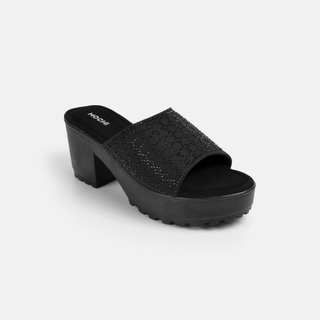 Mochi Women Black Casual Slip Ons (SKU: 34-800279-11-36)