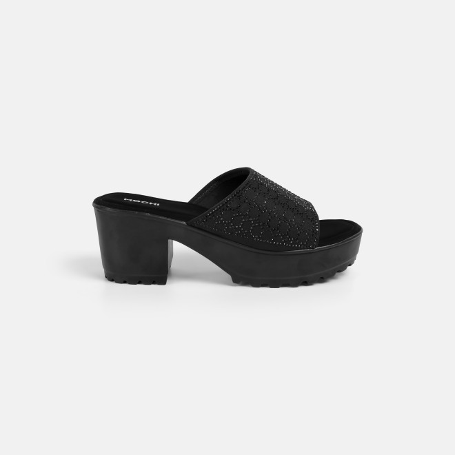 Mochi Women Black Casual Slip Ons (SKU: 34-800279-11-36)