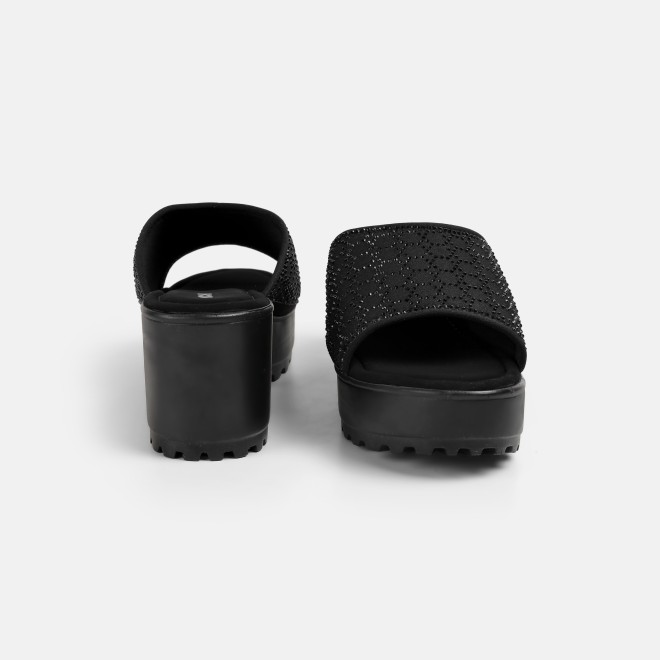 Mochi Women Black Casual Slip Ons (SKU: 34-800279-11-36)
