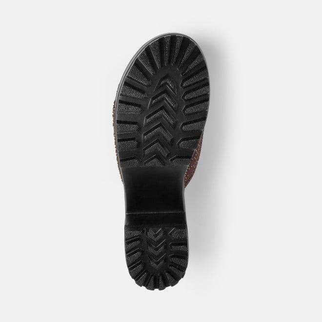 Mochi Women Brown Casual Slip Ons (SKU: 34-800279-12-36)