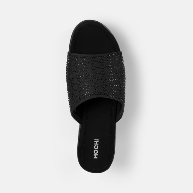 Mochi Women Black Casual Slip Ons (SKU: 34-800279-11-36)