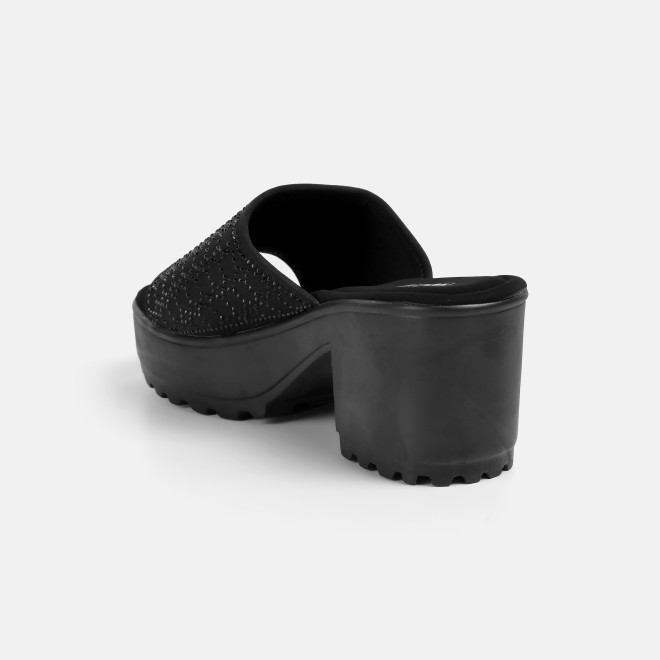 Mochi Women Black Casual Slip Ons (SKU: 34-800279-11-36)