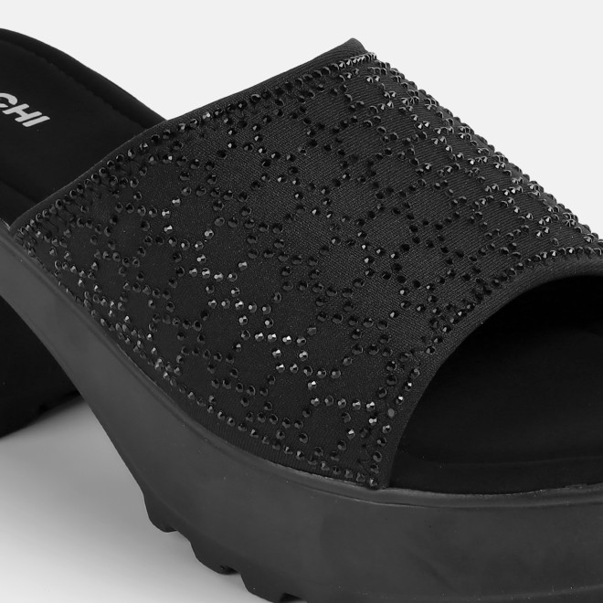 Mochi Women Black Casual Slip Ons (SKU: 34-800279-11-36)