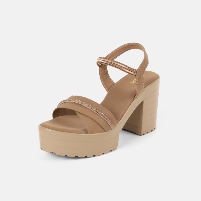 Mochi Women Dark-beige Casual Sandals (SKU: 34-800311-89-38)