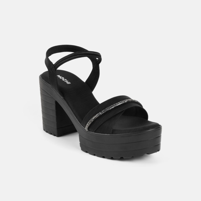 Mochi Women Black Casual Sandals (SKU: 34-800311-11-36)