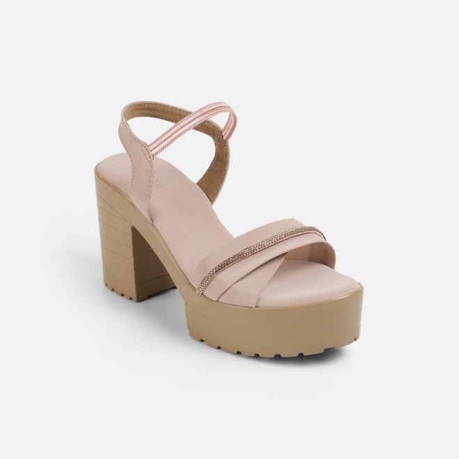 Mochi Women Peach Casual Sandals (SKU: 34-800311-80-36)