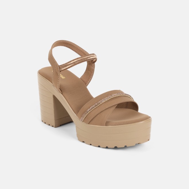 Mochi Women Dark-beige Casual Sandals (SKU: 34-800311-89-38)