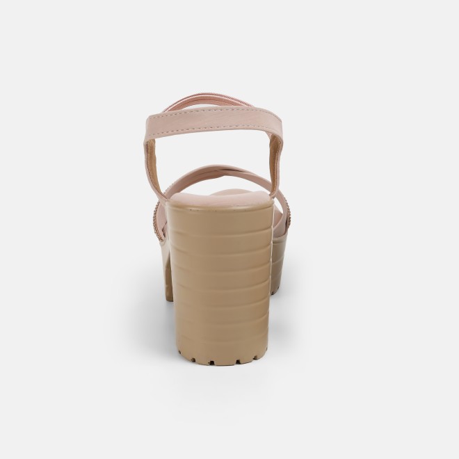 Mochi Women Peach Casual Sandals (SKU: 34-800311-80-36)