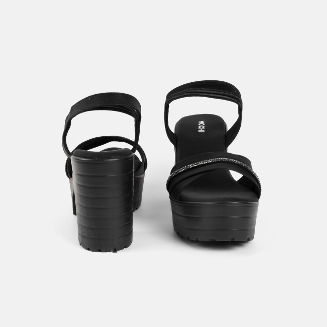 Mochi Women Black Casual Sandals (SKU: 34-800311-11-36)