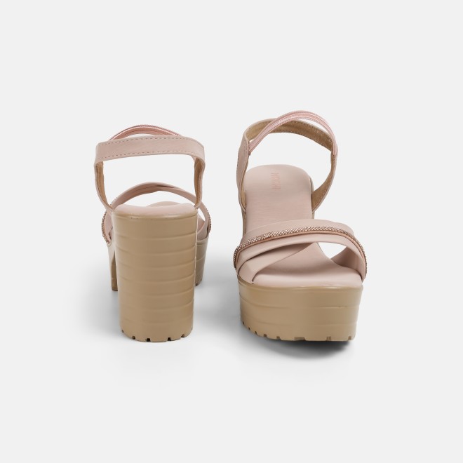 Mochi Women Peach Casual Sandals (SKU: 34-800311-80-36)