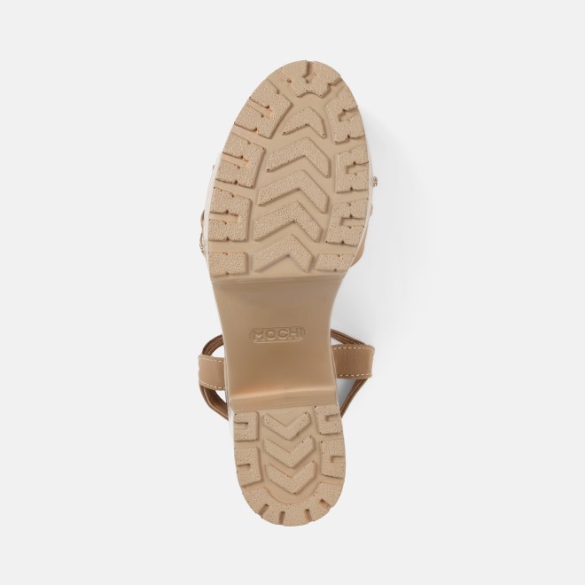 Mochi Women Dark-beige Casual Sandals (SKU: 34-800311-89-38)