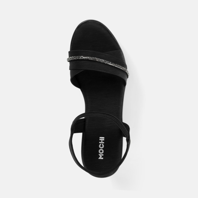 Mochi Women Black Casual Sandals (SKU: 34-800311-11-36)