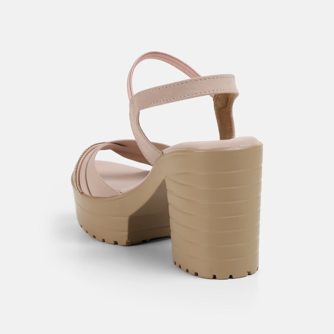Mochi Women Peach Casual Sandals (SKU: 34-800311-80-36)