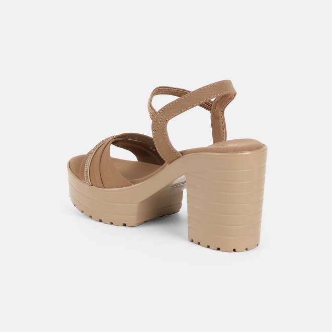Mochi Women Dark-beige Casual Sandals (SKU: 34-800311-89-38)