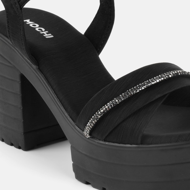 Mochi Women Black Casual Sandals (SKU: 34-800311-11-36)
