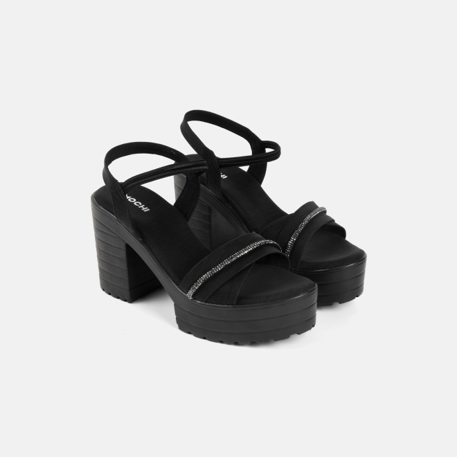 Mochi Women Black Casual Sandals (SKU: 34-800311-11-36)