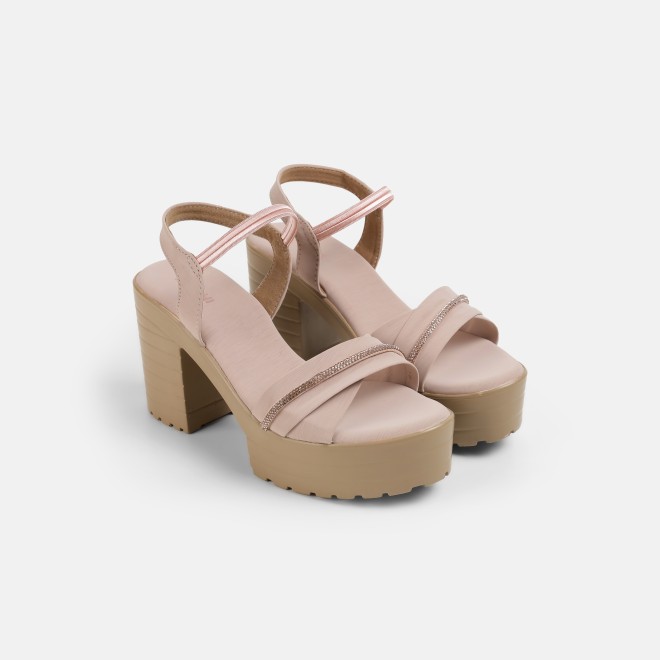 Mochi Women Peach Casual Sandals (SKU: 34-800311-80-36)