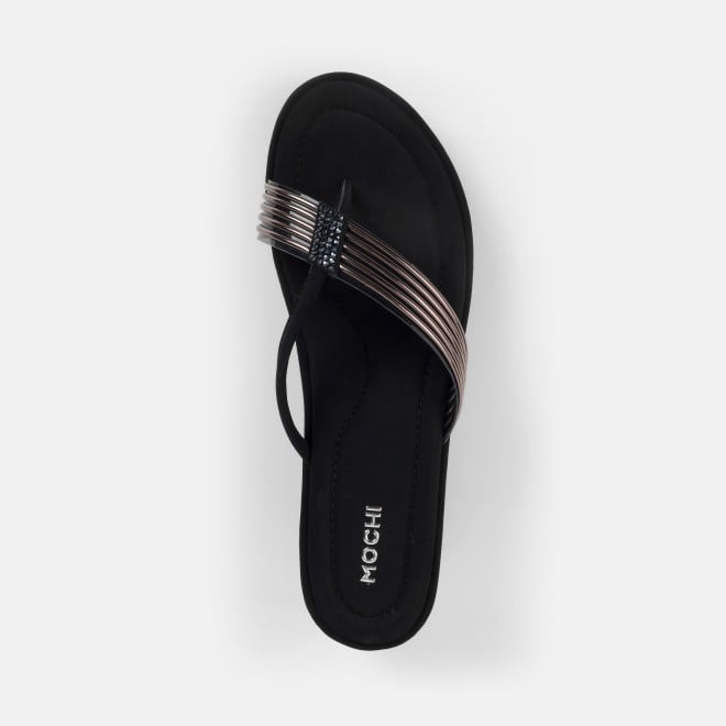 Mochi Women Black Casual Slip Ons (SKU: 34-800418-11-36)