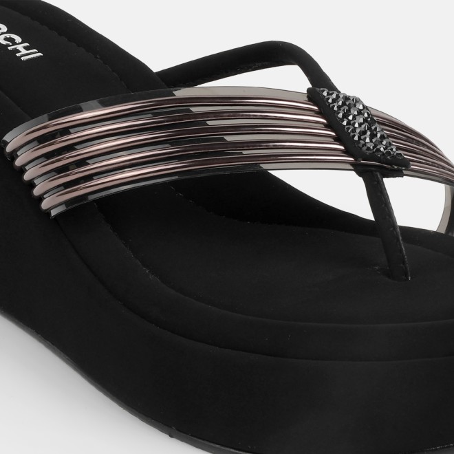 Mochi Women Black Casual Slip Ons (SKU: 34-800418-11-36)