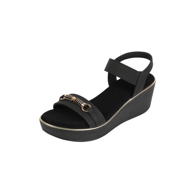 Mochi Women Black Casual Sandals (SKU: 34-800424-11-36)