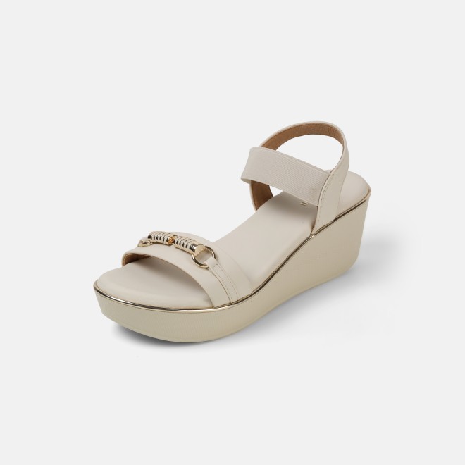 Mochi Women Beige Casual Sandals (SKU: 34-800424-20-36)