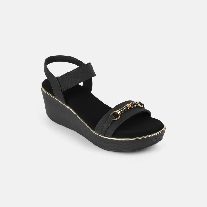Mochi Women Black Casual Sandals (SKU: 34-800424-11-36)