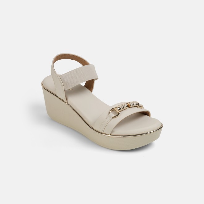 Mochi Women Beige Casual Sandals (SKU: 34-800424-20-36)