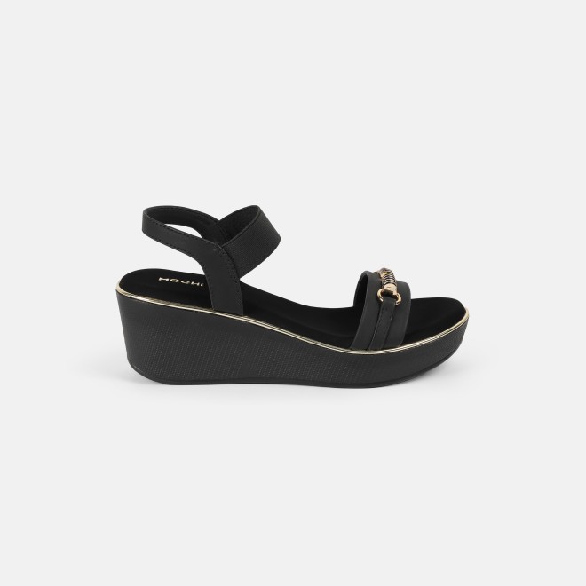 Mochi Women Black Casual Sandals (SKU: 34-800424-11-36)