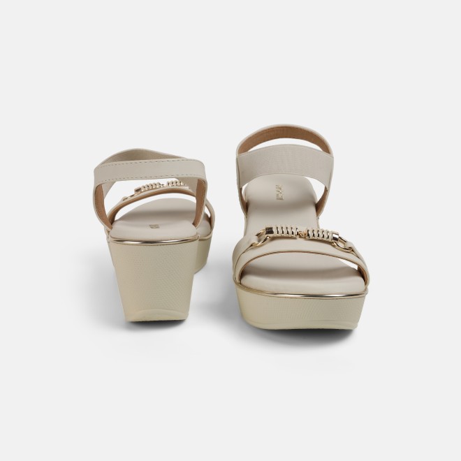 Mochi Women Beige Casual Sandals (SKU: 34-800424-20-36)